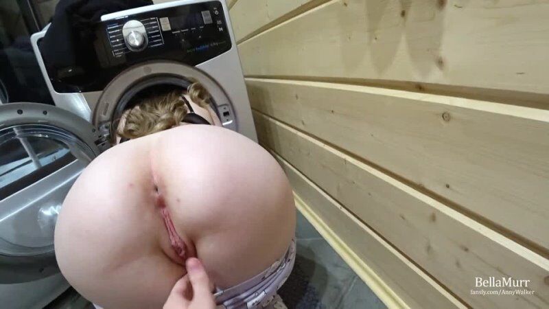 Sexy Babe Stuck In The Washing Machine And Fucked Anny Walker