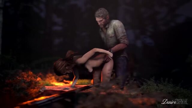 Джоэл трахает элли (last of us) [porn, sex, blowjob, hd, 18+, порно, одни из нас, секс, минет, мультик]