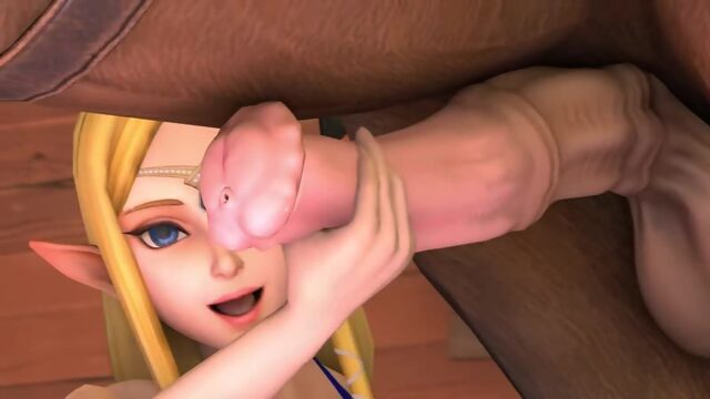 The legend of Zelda Princess Zelda animated porn 3D hentai animation