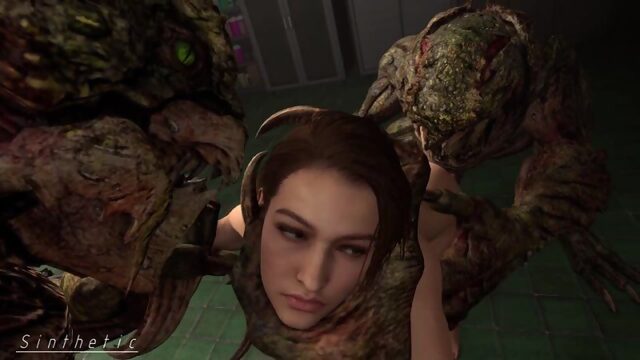 3D Monster Jill Valentine Fucked by Monsters Sinthetic 1080p Resident Evil RE Hentai Rule 34 porn video