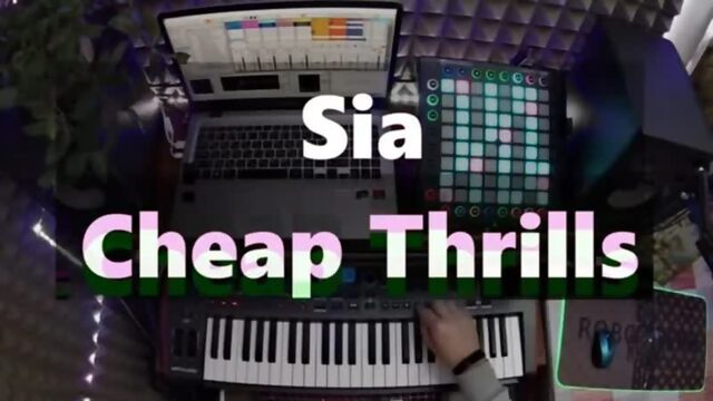 SIA-CHEAP THRILLS-DANCE MIX#music#piano#remix#cover