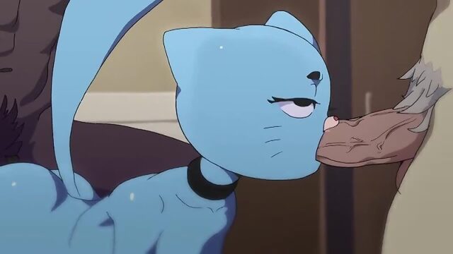 Furry yiff gumball cat sex porn r34