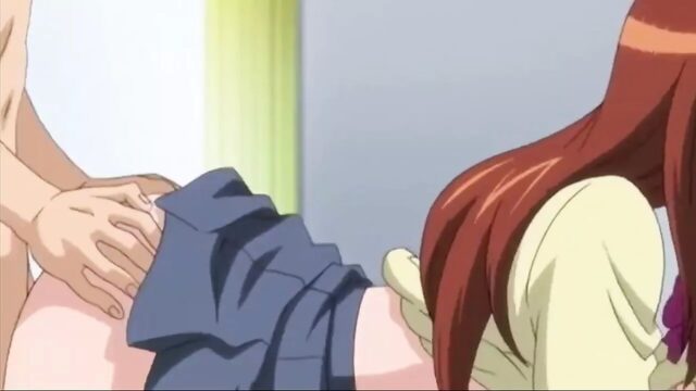 Cum inside a classmate in the library - Uncensored Hentai