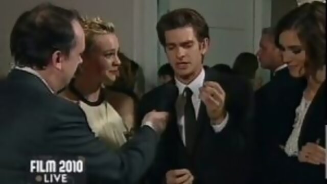 Keira Knightley, Carey Mulligan and Andrew Garfield at the after-party of the Never Let Me Go European premiere in London, Octob