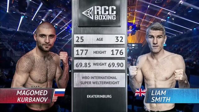 Магомед Курбанов vs Лиам Смит | Лучшие моменты | RCC Boxing