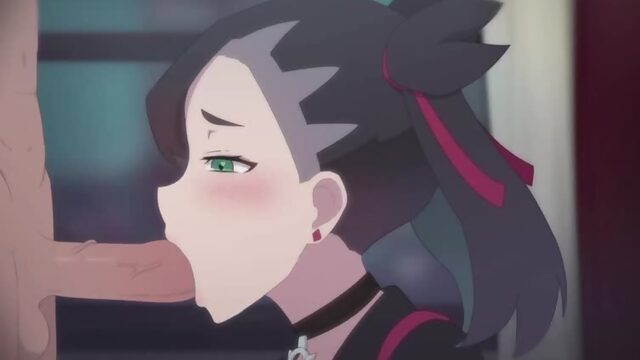 MARNIE "POKEMON" BLOWJOB CUM IN MOUTH anime porno 18+ sex аниме порно хентай секс порно анимация hentai