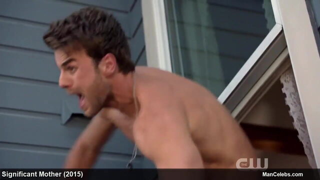 Nathaniel Buzolic stripping in sexy underwear